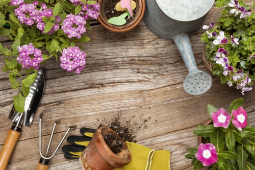 Illustration of accessible gardening information for Upton visitors