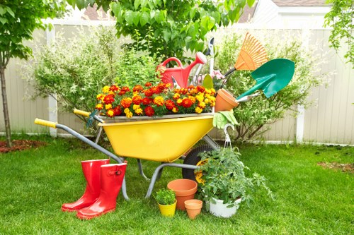 Gardeners in Upton presenting professional outdoor care